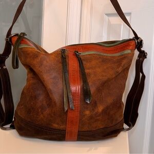 Rough & Tumble Large Vintage Hoop Hobo Bag